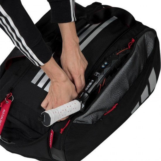 Adidas Multigame 3.4 Black/Red Padel Bag | Ale Galán